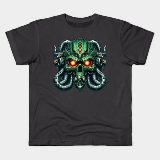 Biomech Cthulhu Overlord S01 D13 Kids T-Shirt